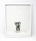 Baby Elephant Art Print 11x14in, Nursery Decor, Wall Art, Baby Animals